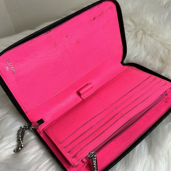 💯Preloved Chanel Large Quilted Wallet/Organizer🍀 - Picture 7 of 16